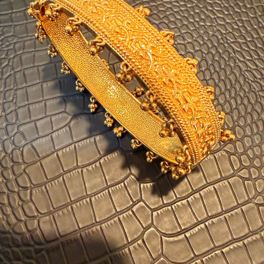 18k Gold color bangle bracelet